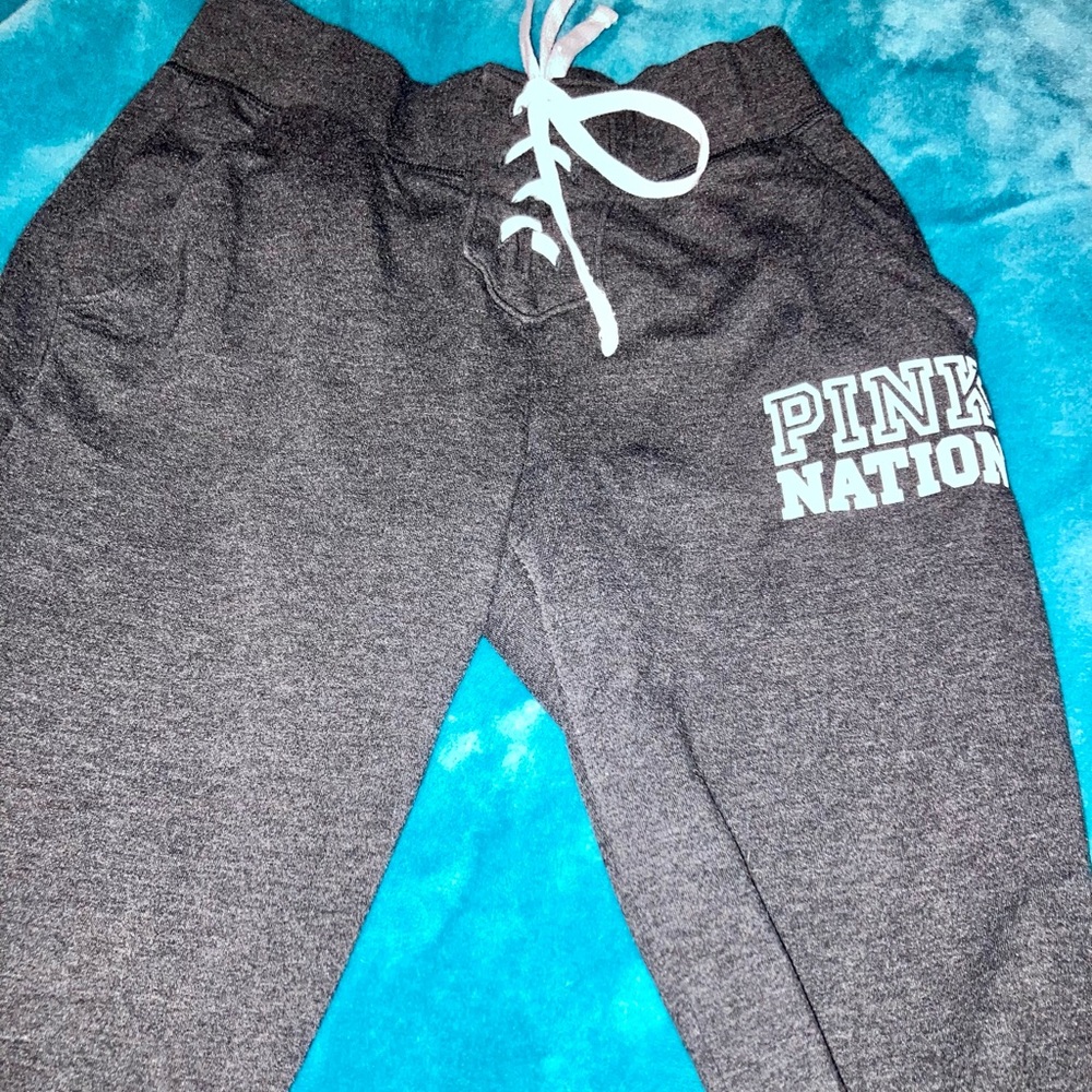 Pink Nation slim joggers